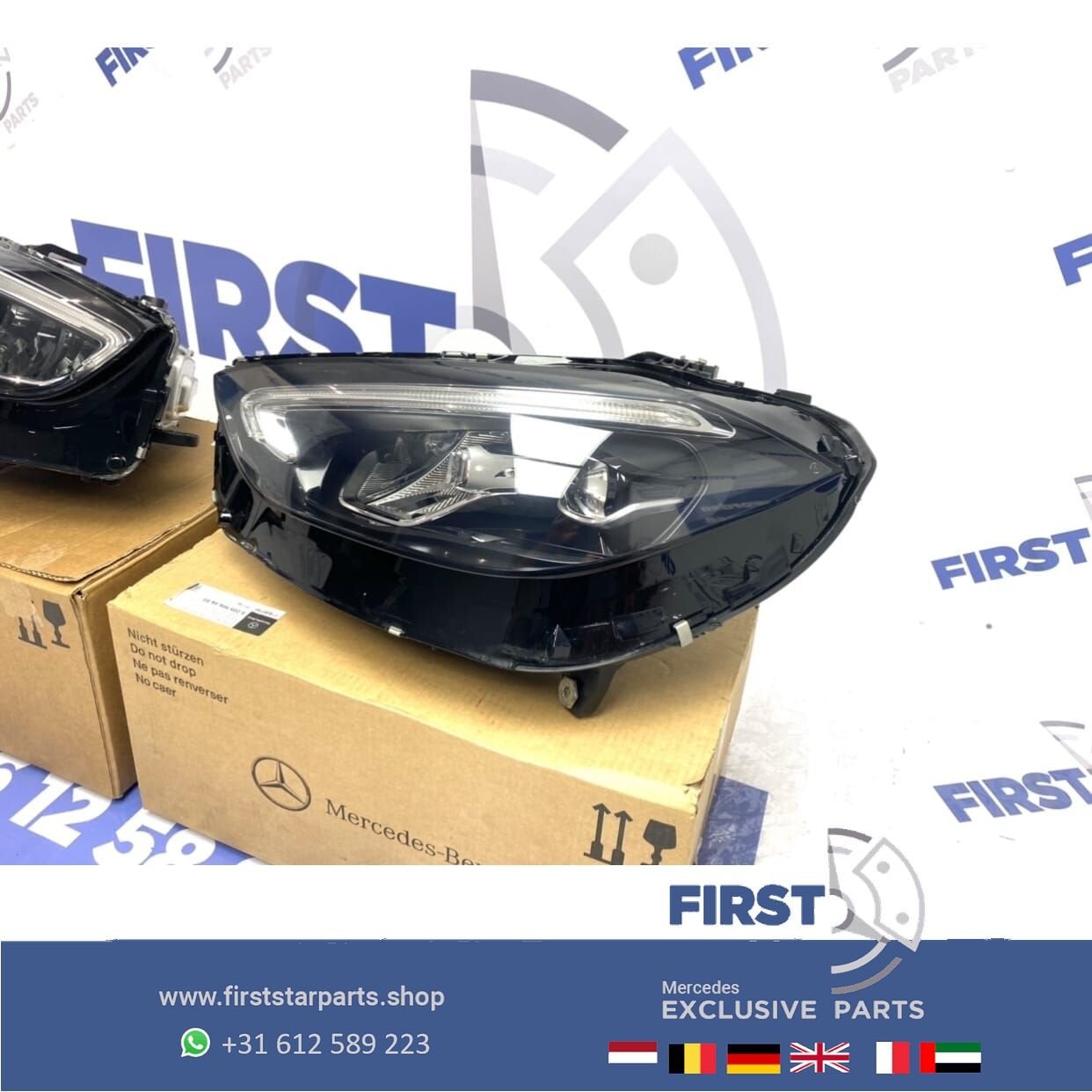 W206 S206 C KLASSE 2021 HIGH PERFORMANCE KOPLAMP LINKS COMPL, Gebruikt, -, Ophalen of Verzenden, -