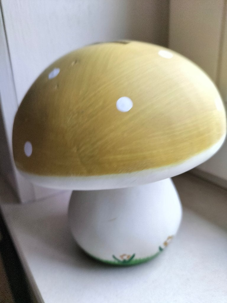 Spaarpotje  “ Plop paddenstoel ”    NIEUW, Verzamelen, Ophalen
