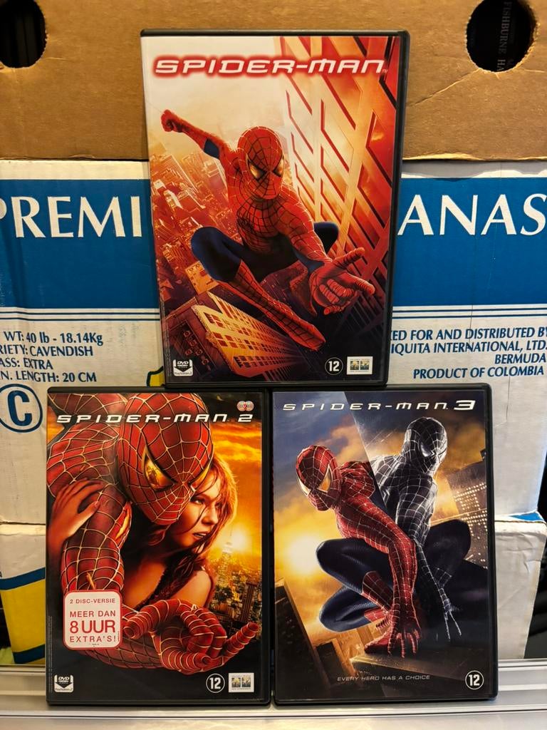 Spider-Man 1,2,3 DVD LOT, Ophalen of Verzenden