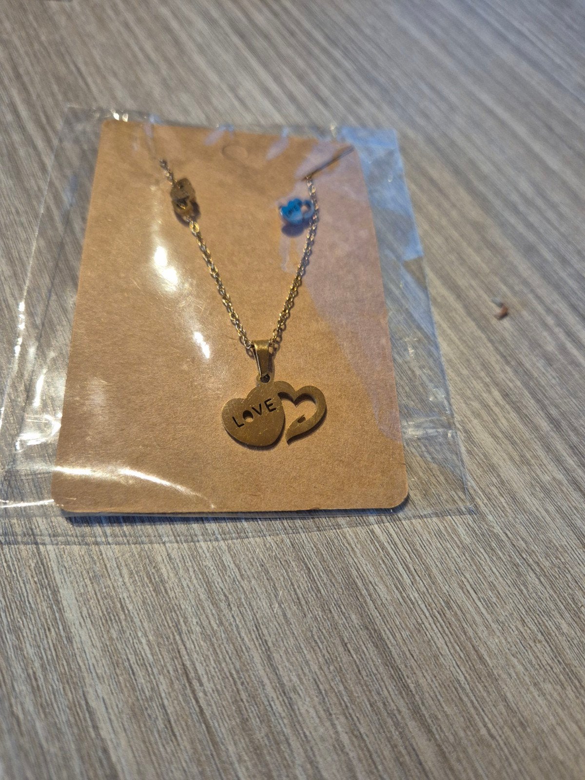 Oorbellen met bijpassende ketting, Handtassen en Accessoires, Oorbellen, Verzenden, Goud, Goud