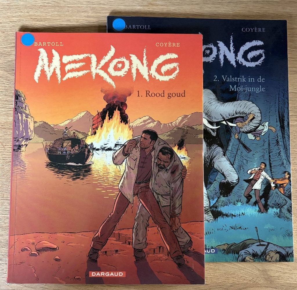 Mekong 1+2 - 1e dr (2007) 2 Strips, Meerdere stripboeken, Ophalen of Verzenden, Gelezen