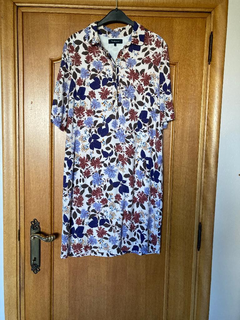 Kleedje met korte mouwen, Terre Bleue, maat 40, Maat 38/40 (M), Terre Bleue, Beige, Ophalen of Verzenden