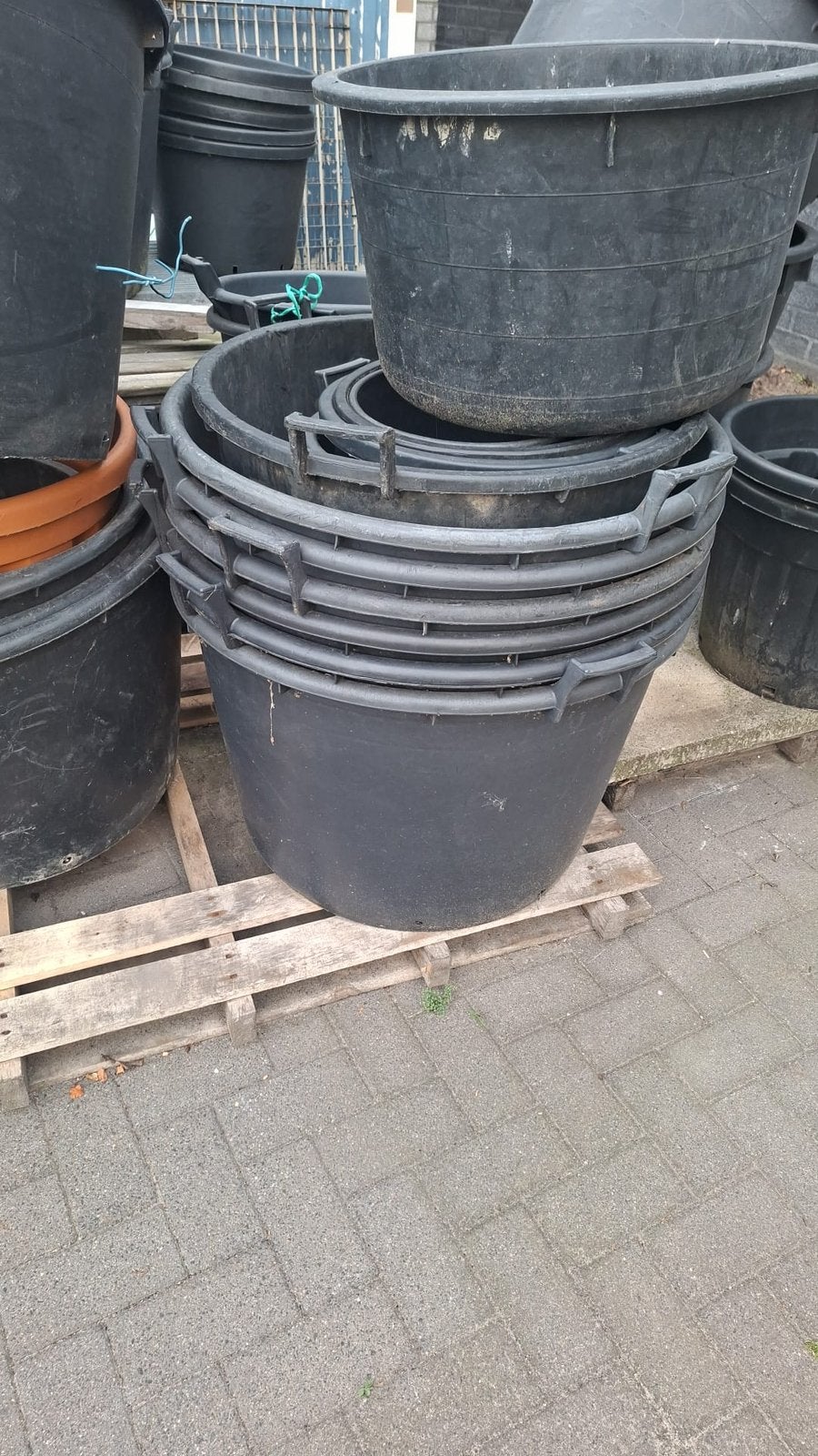 19 stuks Kweekpotten 160 liter 50cm hoog 80cm doorsnede, Jardin & Terrasse, Produits de culture, Enlèvement, Utilisé