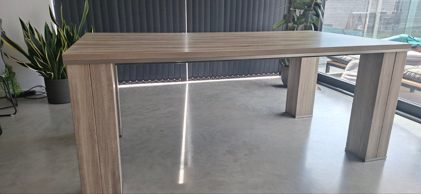 eettafel, Huis en Inrichting, Tafels | Eettafels, Ophalen, Gebruikt, 50 tot 100 cm, 150 tot 200 cm