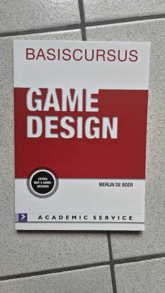 Game Design Basiscursus | Merijn De Boer, Ophalen of Verzenden, Zo goed als nieuw, Merijn De Boer