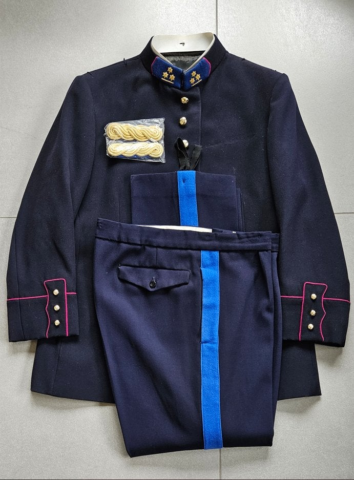 Prachtig gala uniform ABL officier met broek, Ophalen of Verzenden, Landmacht, Kleding of Schoenen