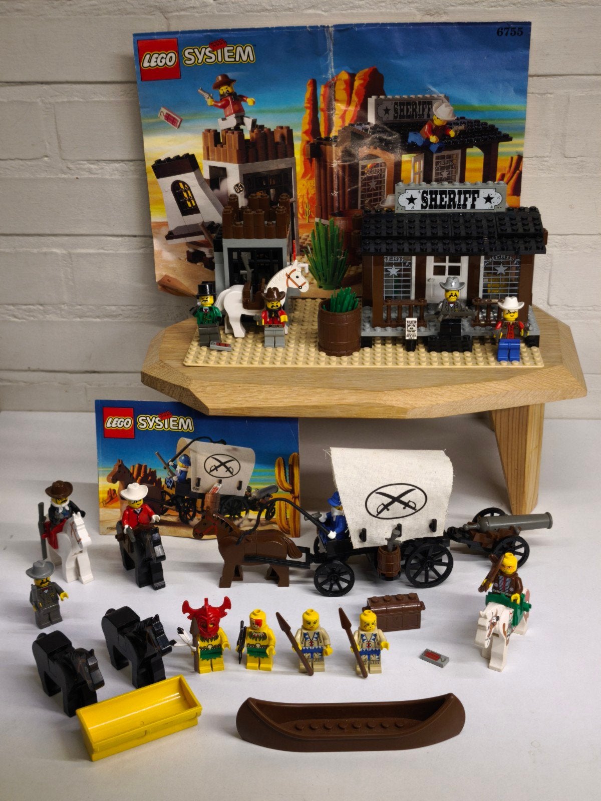 LEGO Western (1996) – Sets 6755 & 6716 + Extra Indianen, Kinderen en Baby's, Ophalen of Verzenden, Compleet, Lego