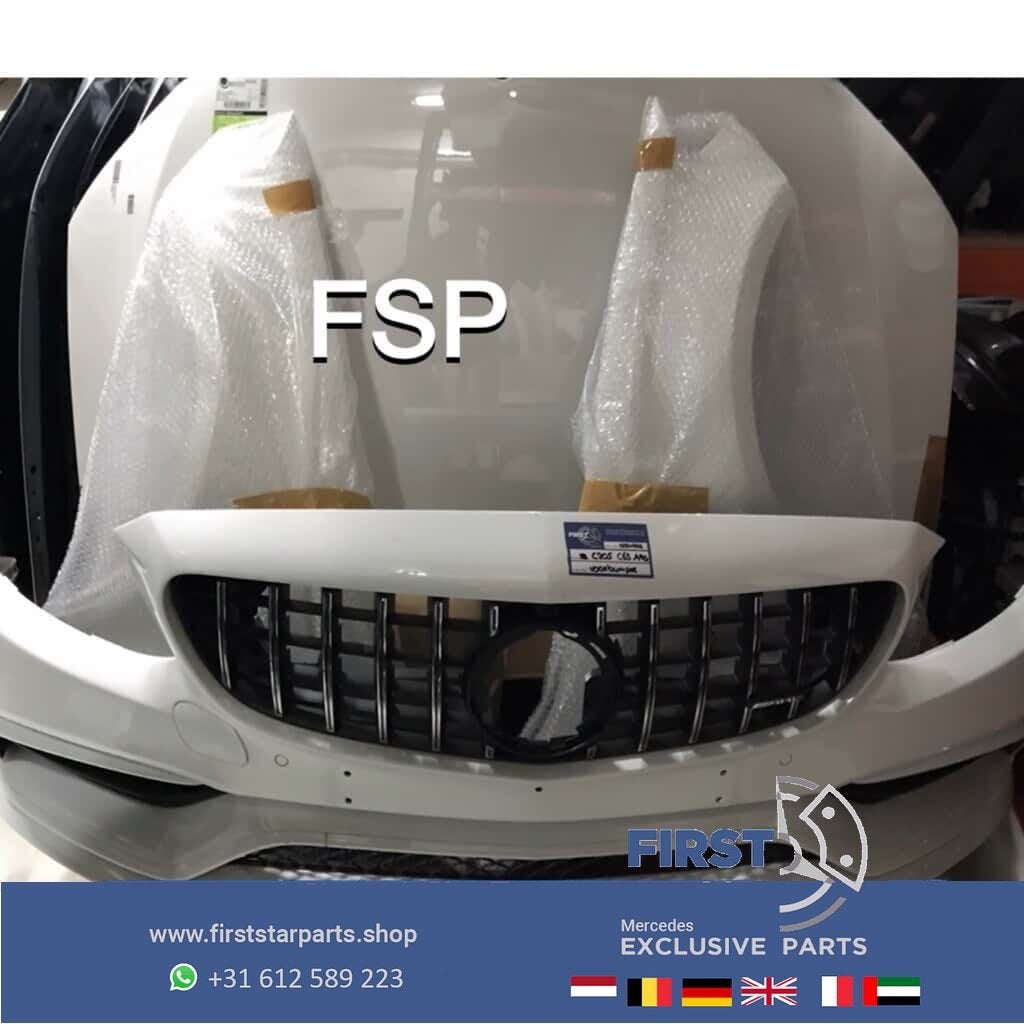 A205 C205 C63 AMG FACELIFT VOORKOP COMPLEET Mercedes C Klass, Gebruikt, -, Voor, Ophalen of Verzenden