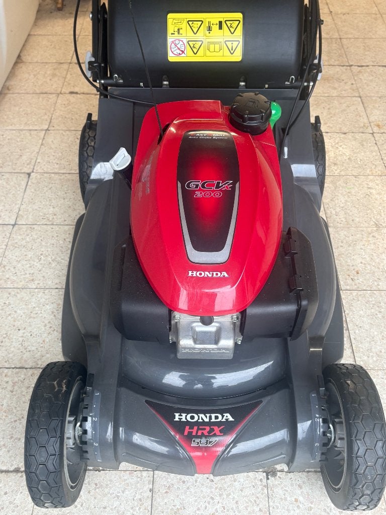 Tondeuse Honda HRX537VY COMME NEUVE, Cirkelmaaier, HONDA, Zo goed als nieuw, Benzine-grasmaaier