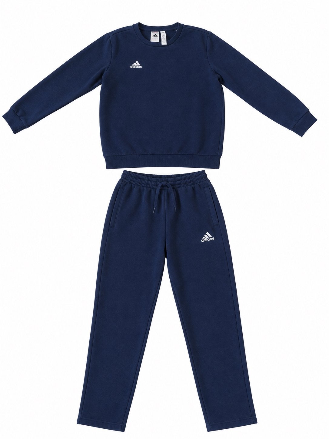 Ensemble Adidas bleu marine – Sweat + Jogging, Envoi, Comme neuf, Garçon, Ensemble