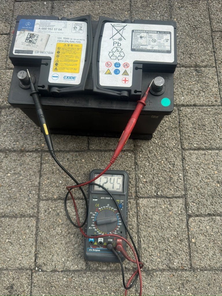 Originele Mercedes-Benz Start-Stop accu – 12V 70Ah – €150, Auto-onderdelen, Gebruikt, Mercedes-Benz