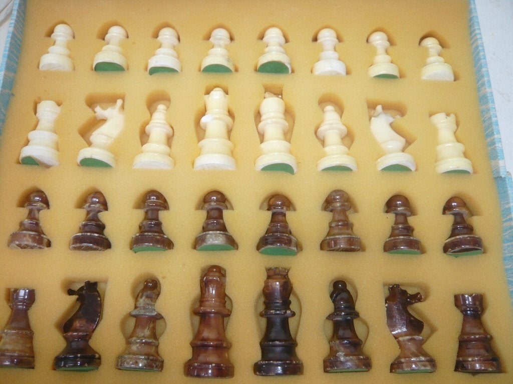 Schaakfiguren, Hobby en Vrije tijd, Gezelschapsspellen | Bordspellen, Gebruikt, Een of twee spelers, Ophalen of Verzenden