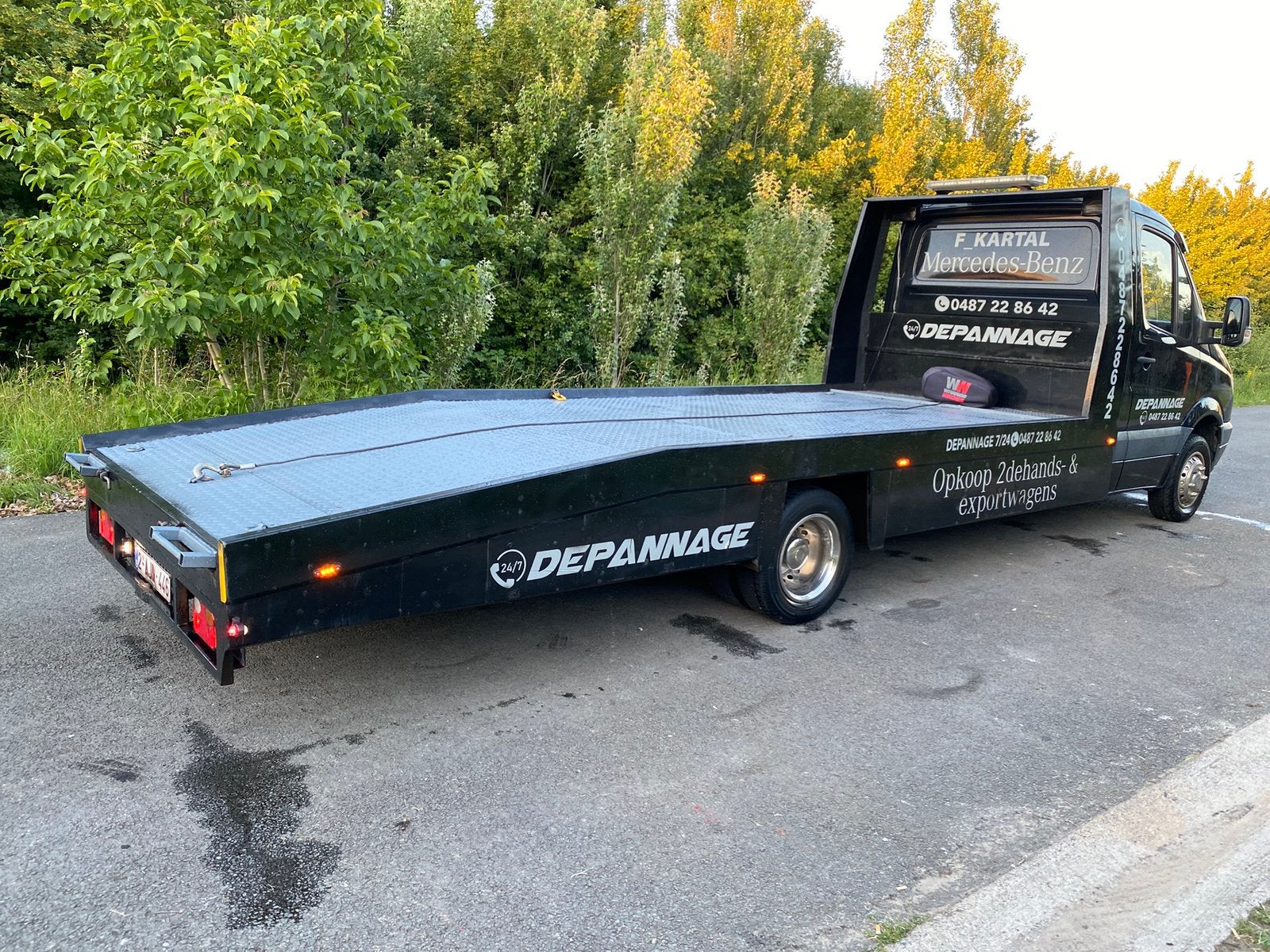 Mercedes sprinter takelwagen 2.2 diesel euro5 gekeurd 15000€, Autos, Camionnettes & Utilitaires, Euro 5, Achat, Boîte manuelle