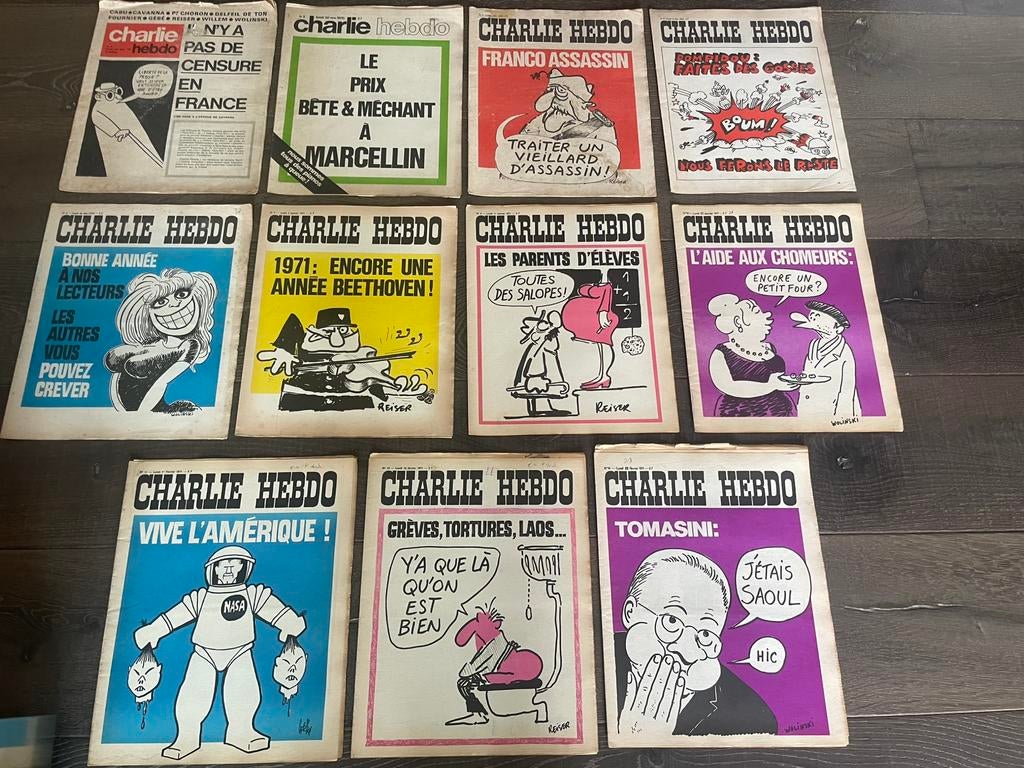 Charlie Hebdo 1970 - 1973/48 chansons, Enlèvement ou Envoi