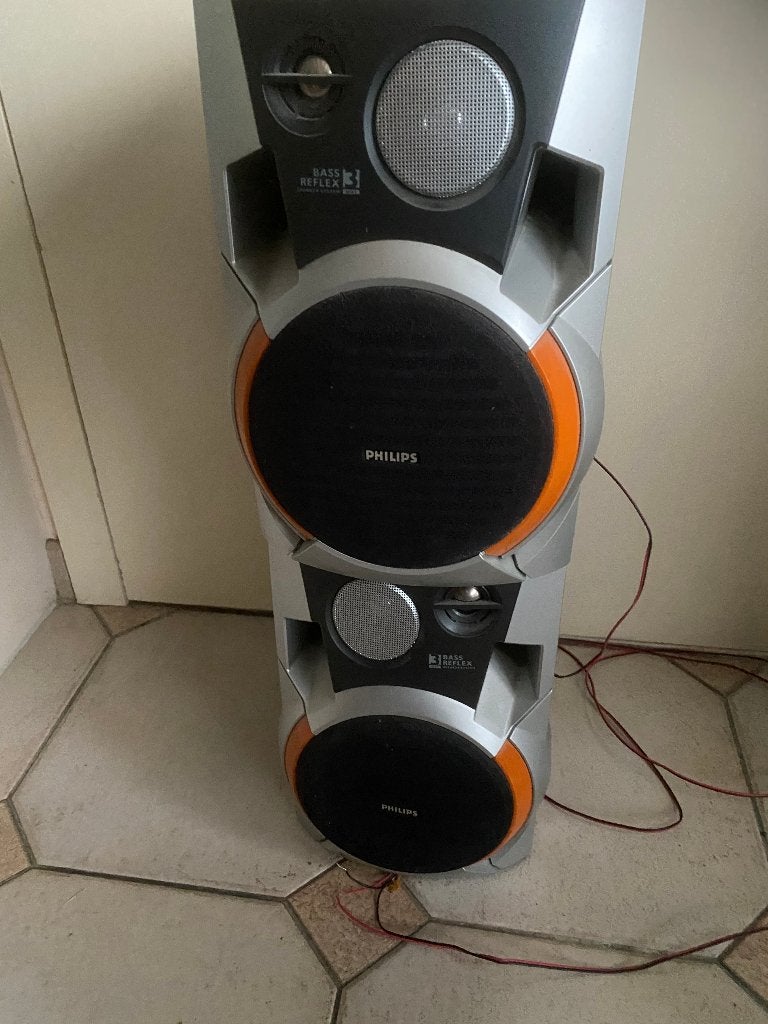 luidspeker1 - 2 stuks philips, Enlèvement ou Envoi, Utilisé, Kit d'enceintes, Philips
