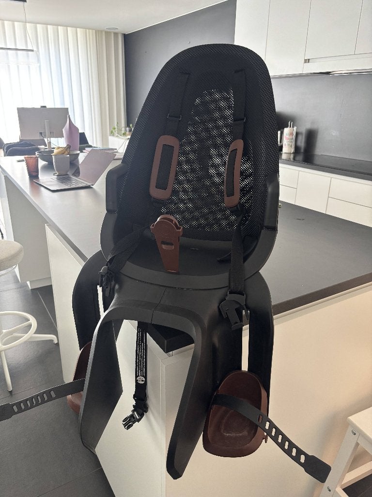 Qibbel Air Fietsstoeltje Achter, Fietsen en Brommers, Ophalen, Achterzitje, Gebruikt, 9 t/m 18 kg