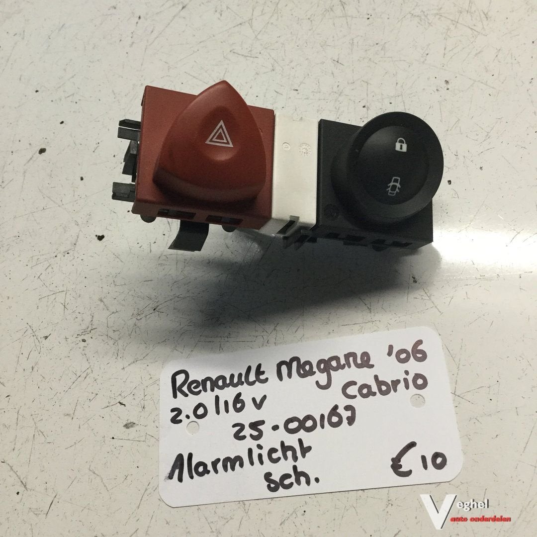 Renault Megane Cabrio 2.0 16v 2006 2500167   Alarmlichtschak, Gebruikt, -, -, Ophalen of Verzenden