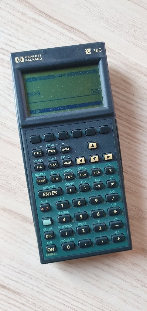Calculatrice graphique HP 38G (vintage/années 90), Divers, Calculatrices, Utilisé, Calculatrices graphique, Enlèvement