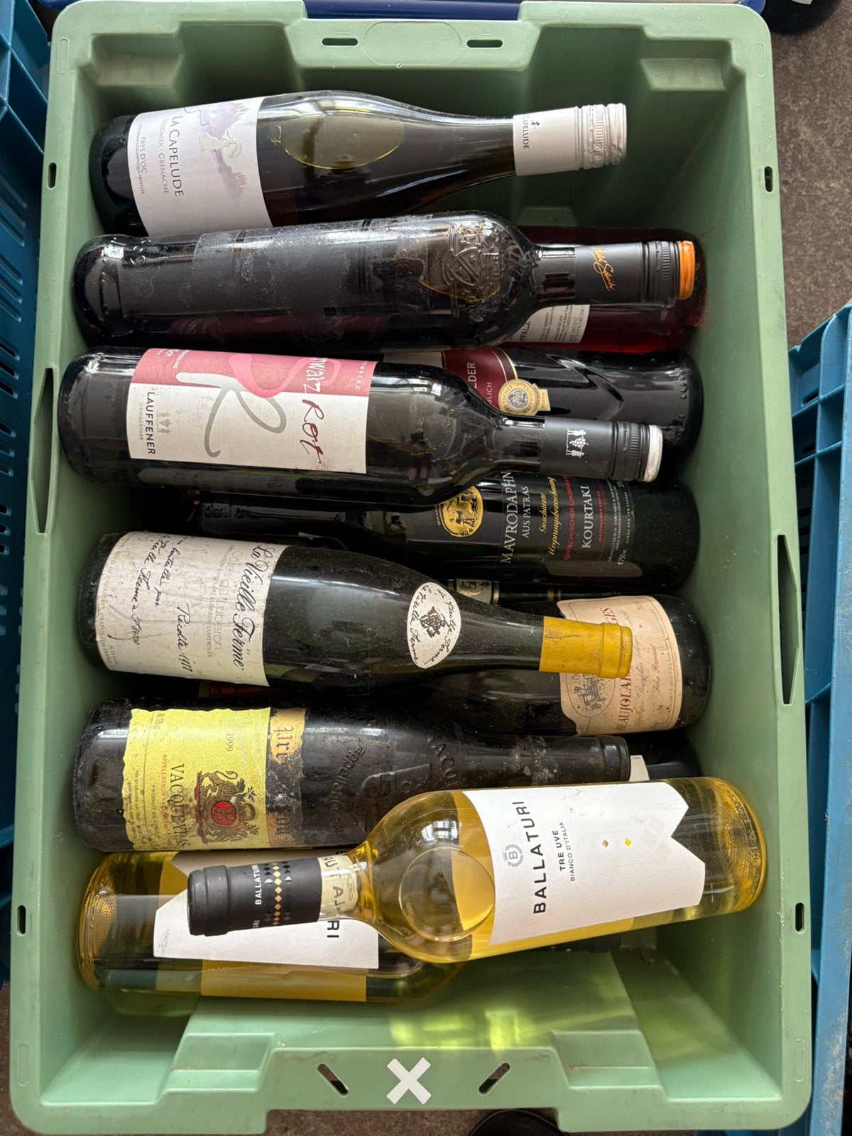 Krat wijn 20€, Maison & Meubles, Accessoires pour la Maison | Porte-bouteilles, Enlèvement, Comme neuf