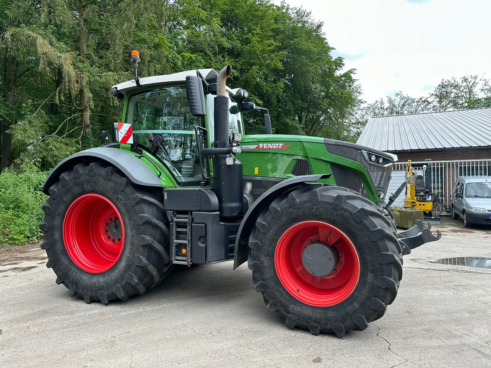 Fendt 936 profi plus GPS, Ophalen