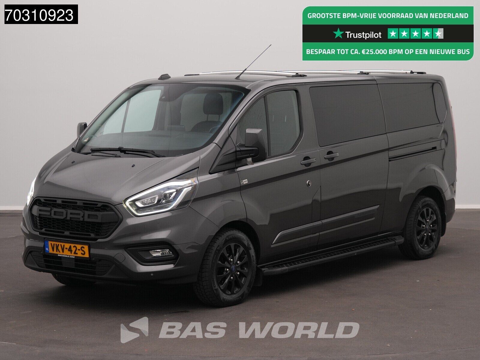 Ford Transit Custom 130PK Automaat ENGINE PROBLEM Dubbel Cab, Cuir, Argent ou Gris, Achat, Euro 6