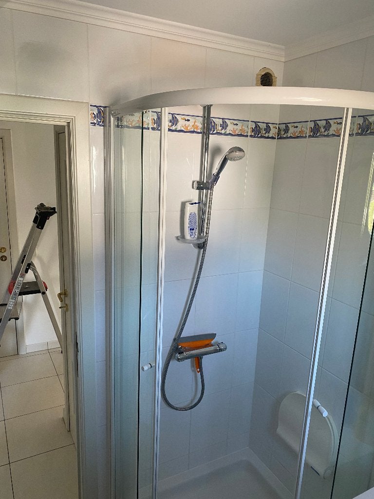 douche, Ophalen, Gebruikt, Glas, Douche