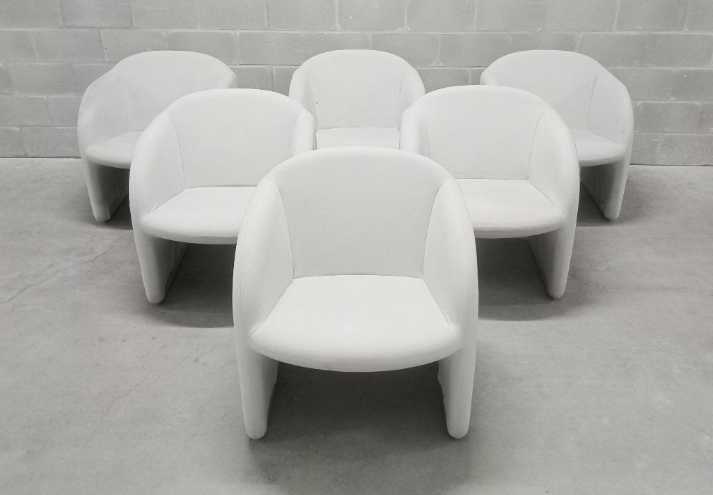 6 vintage design Artifort fauteuils, Enlèvement, Utilisé
