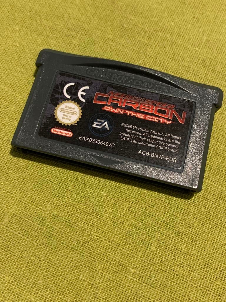 Need for Speed Carbon – Own the City – Game Boy Advance, Enlèvement ou Envoi, Comme neuf