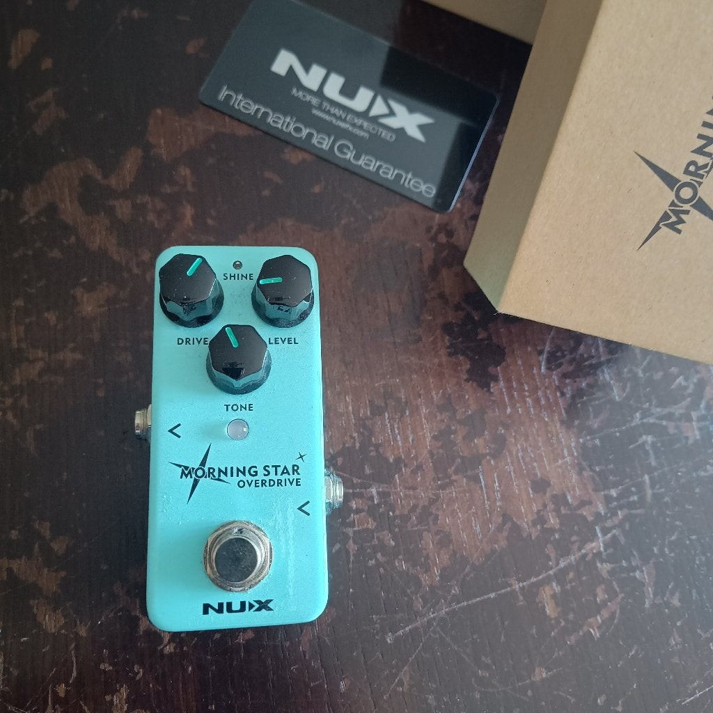 NUX MORNING STAR OVERDRIVE, Enlèvement ou Envoi, Comme neuf, Distortion, Overdrive ou Fuzz