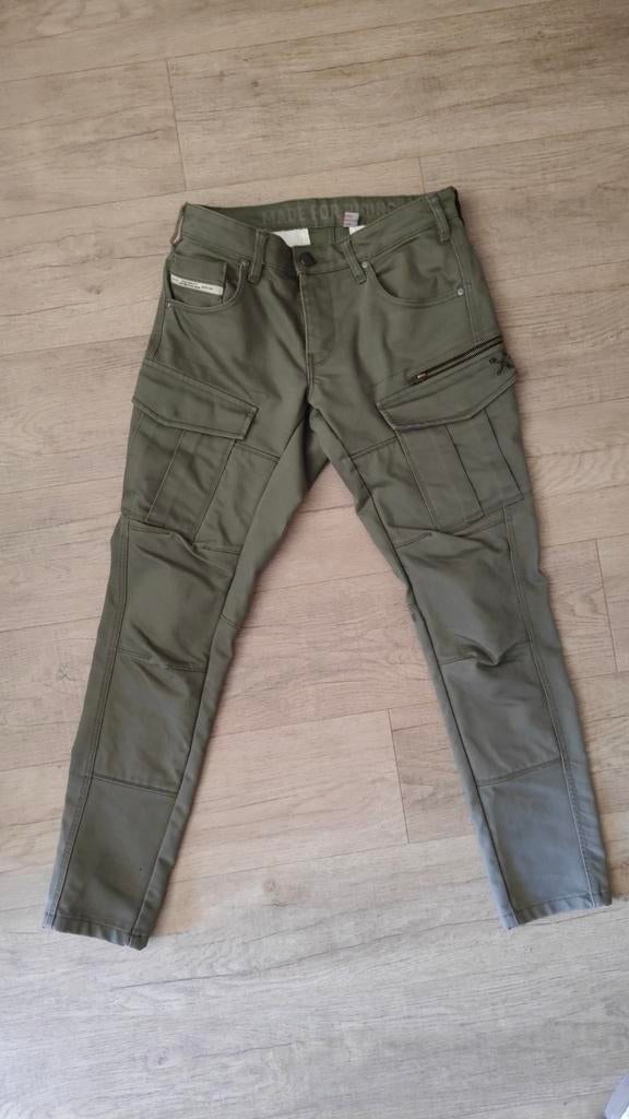 John Doe Defender Motorbroek Olijf Groen, Ophalen, Heren, John Doe, Broek | textiel