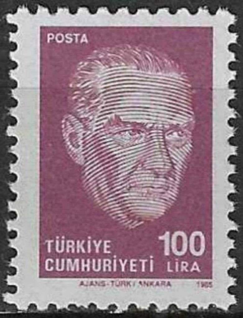 Turquie 1985 - Yvert 2490 - Mustafa Kemal Ataturk (PF), Envoi, Non oblitéré