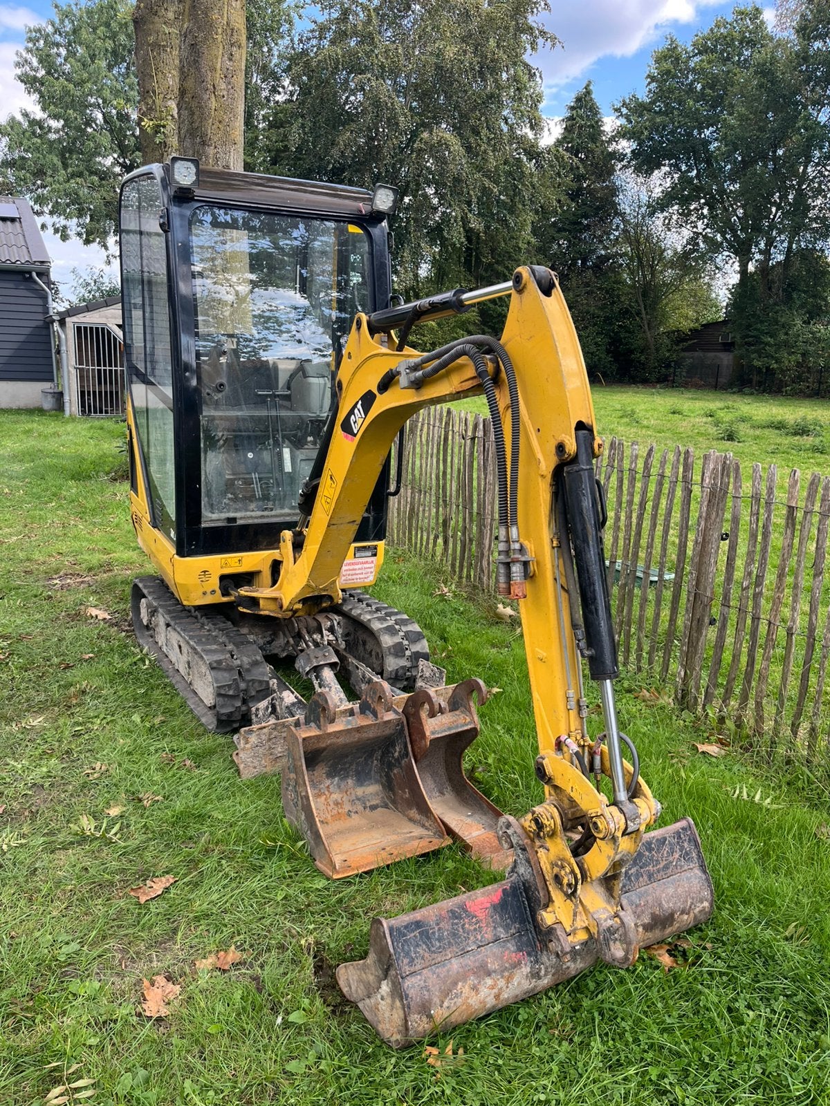 Cat 301.4 BJ2014 met hydraulische wissel caterpillar, Zakelijke goederen, Ophalen of Verzenden