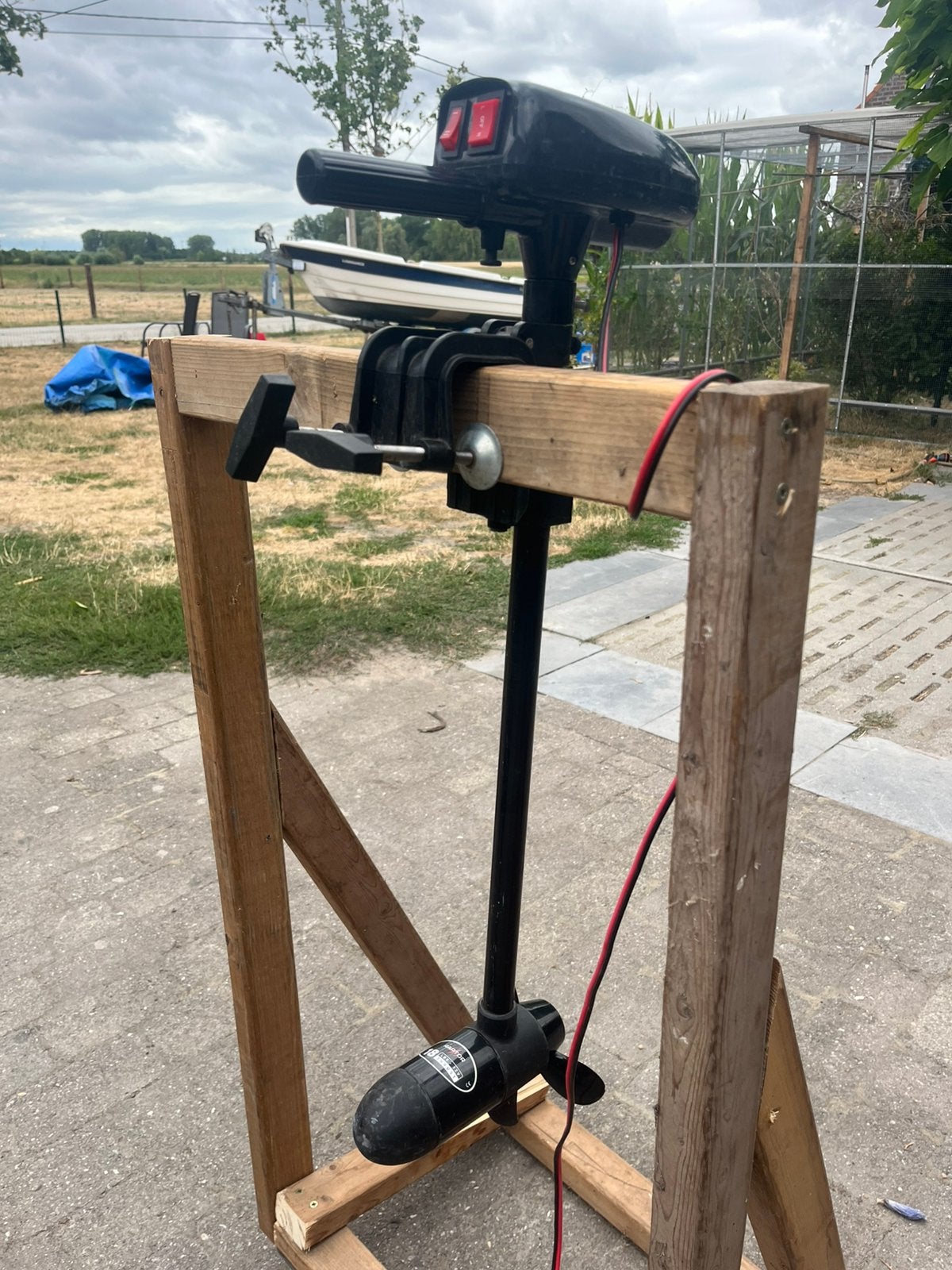 Fluistermotor 18lbs 12v raptor, Enlèvement, Comme neuf