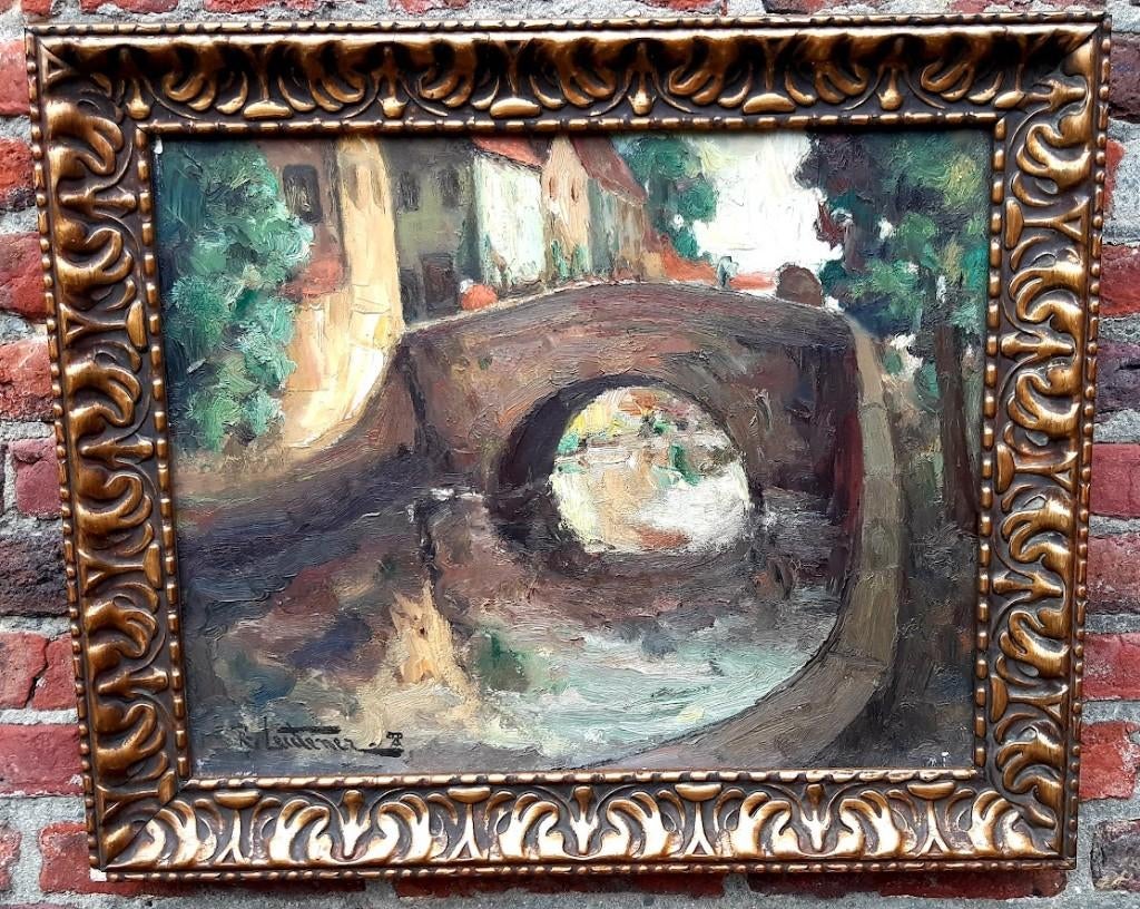Schilderij van Richard Léon Leutenez (1884 - 1960), Enlèvement