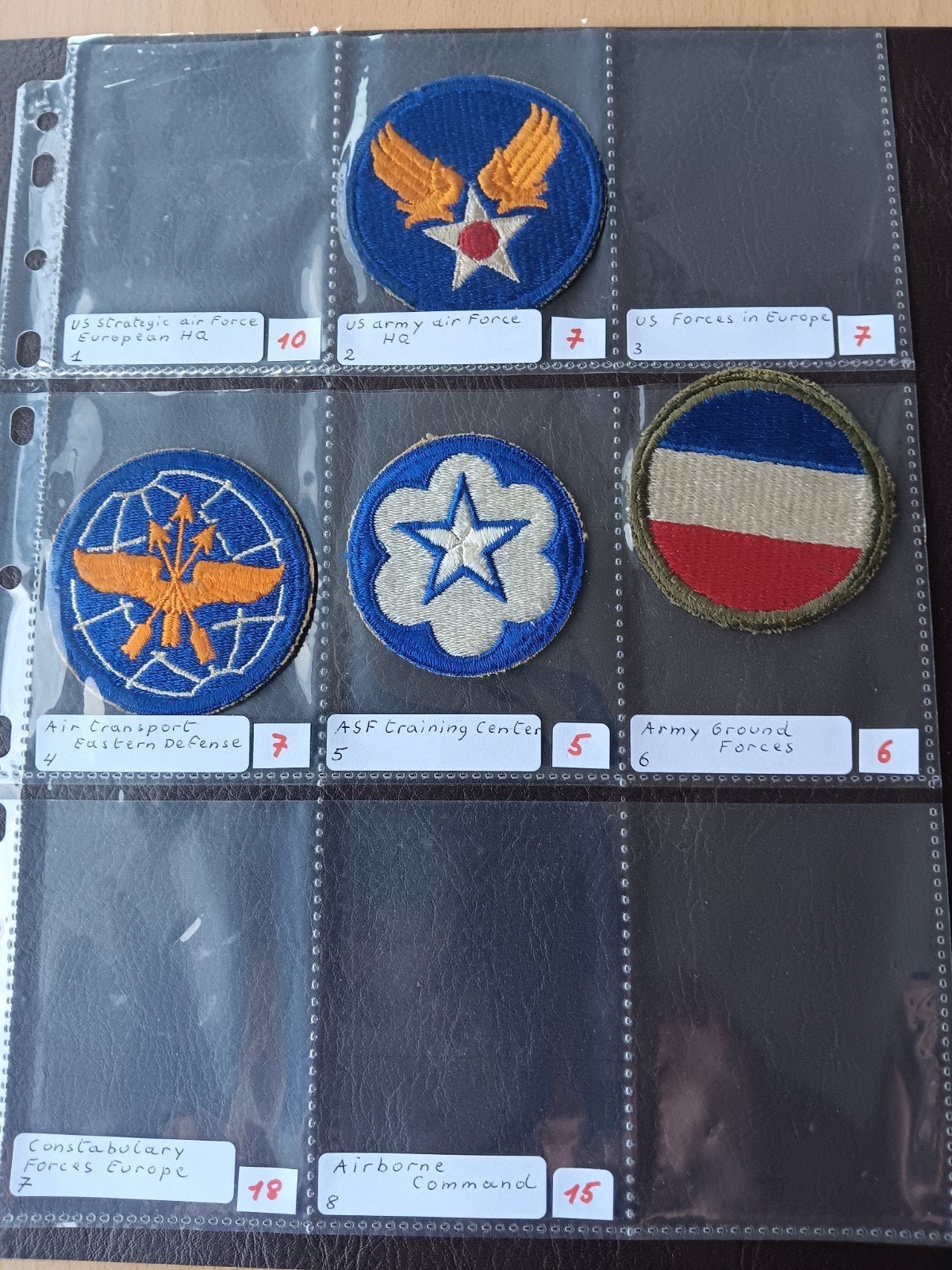 us ww2 patches, Enlèvement ou Envoi