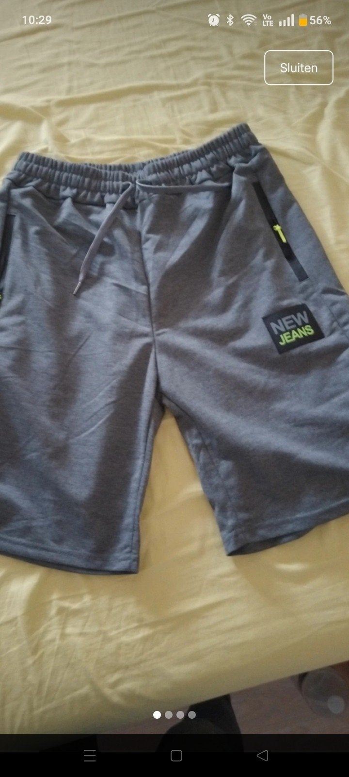 Grijze short, Ophalen of Verzenden, Maat 56/58 (XL)
