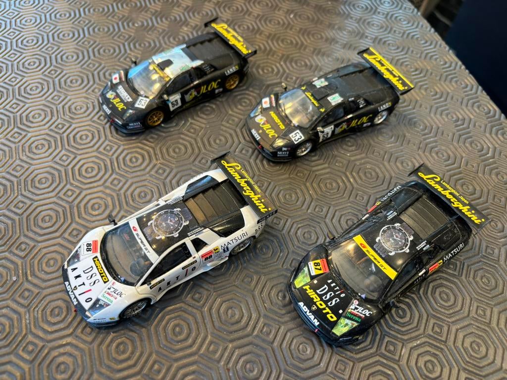 Lamborghini Murcielago 1/43 jloc /hiroto, Ophalen of Verzenden, Zo goed als nieuw, Auto