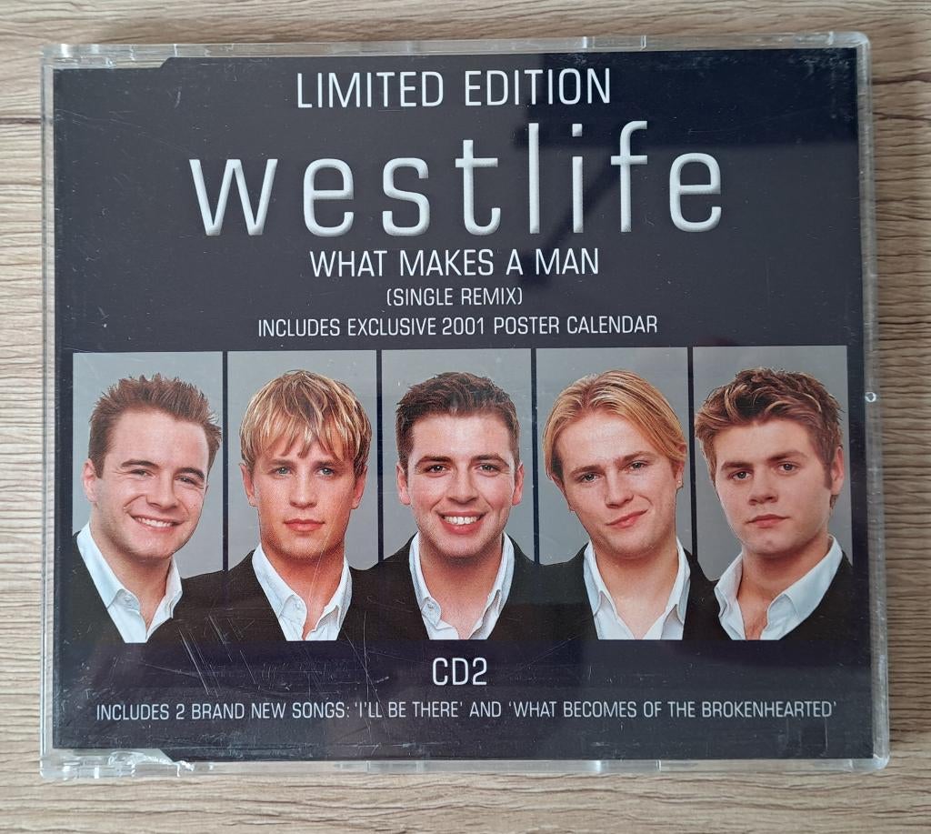 Westlife - What Makes A Man CD 2 - LIMITED EDITION, Cd's en Dvd's, Cd Singles, Maxi-single, Ophalen of Verzenden, Zo goed als nieuw