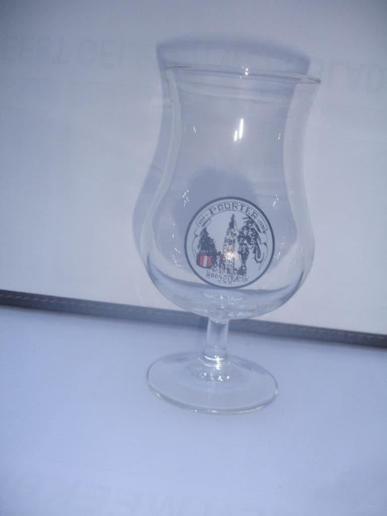 Bierglas Poorter, brij. Sterkens uit Hoogstraten, Ophalen of Verzenden, Zo goed als nieuw, Glas of Glazen, Overige merken