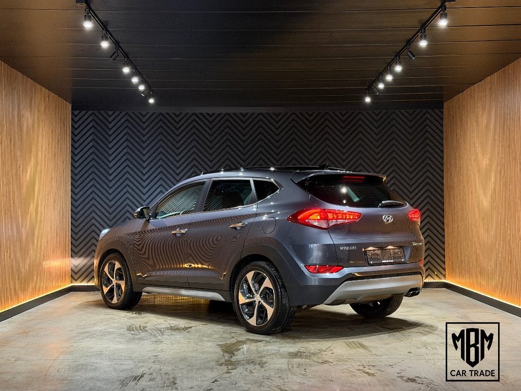 ✅Hyundai Tucson 1.6T-GDi GARANTIE Executive DCTAutomaat Pano, Autos, Hyundai, Cuir, Argent ou Gris, Euro 6, Entreprise
