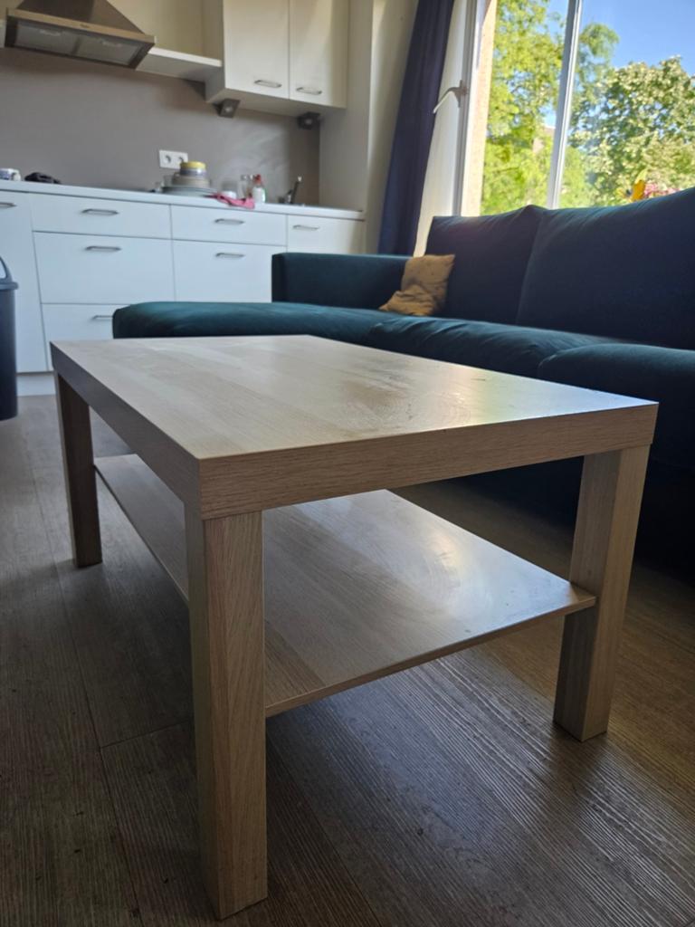 Salontafel, Huis en Inrichting, Ophalen, Zo goed als nieuw, Rechthoekig, Eikenhout