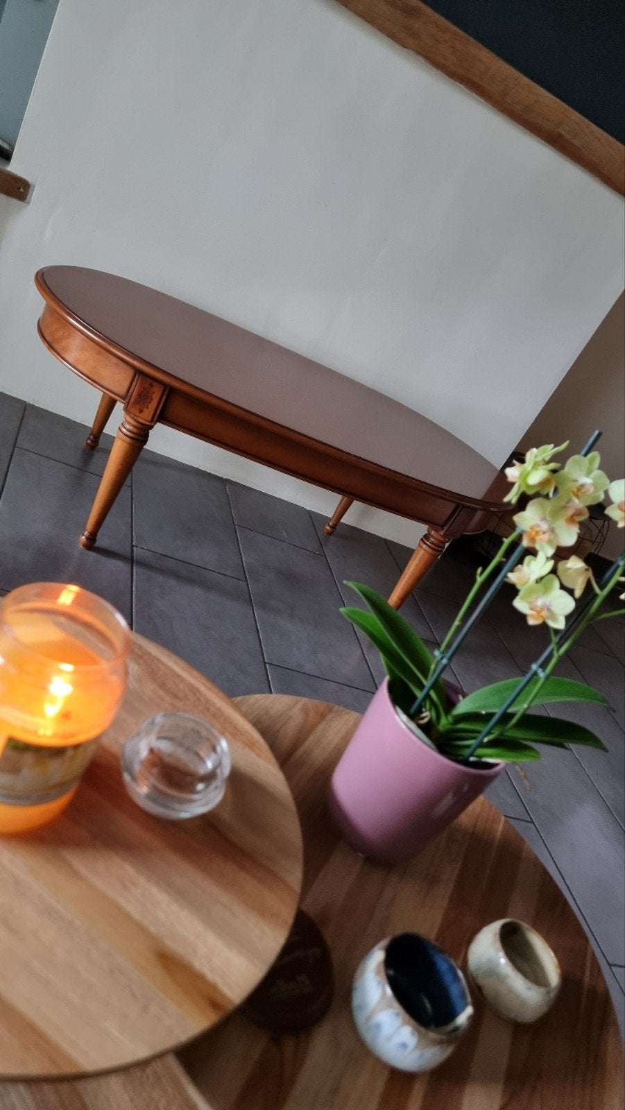 table, Maison & Meubles, Enlèvement, Utilisé, Ovale