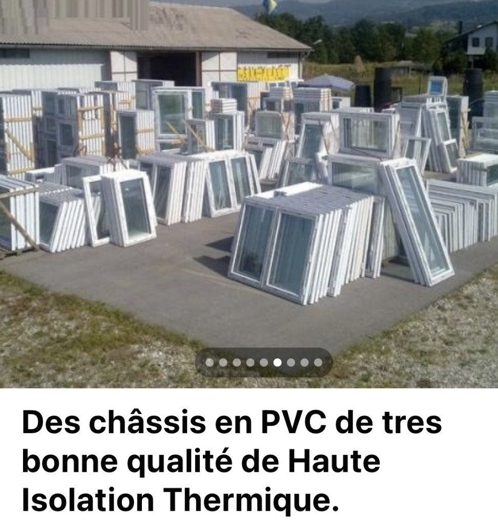 déstockage de châssis et portes pvc grand stock, Enlèvement, Neuf
