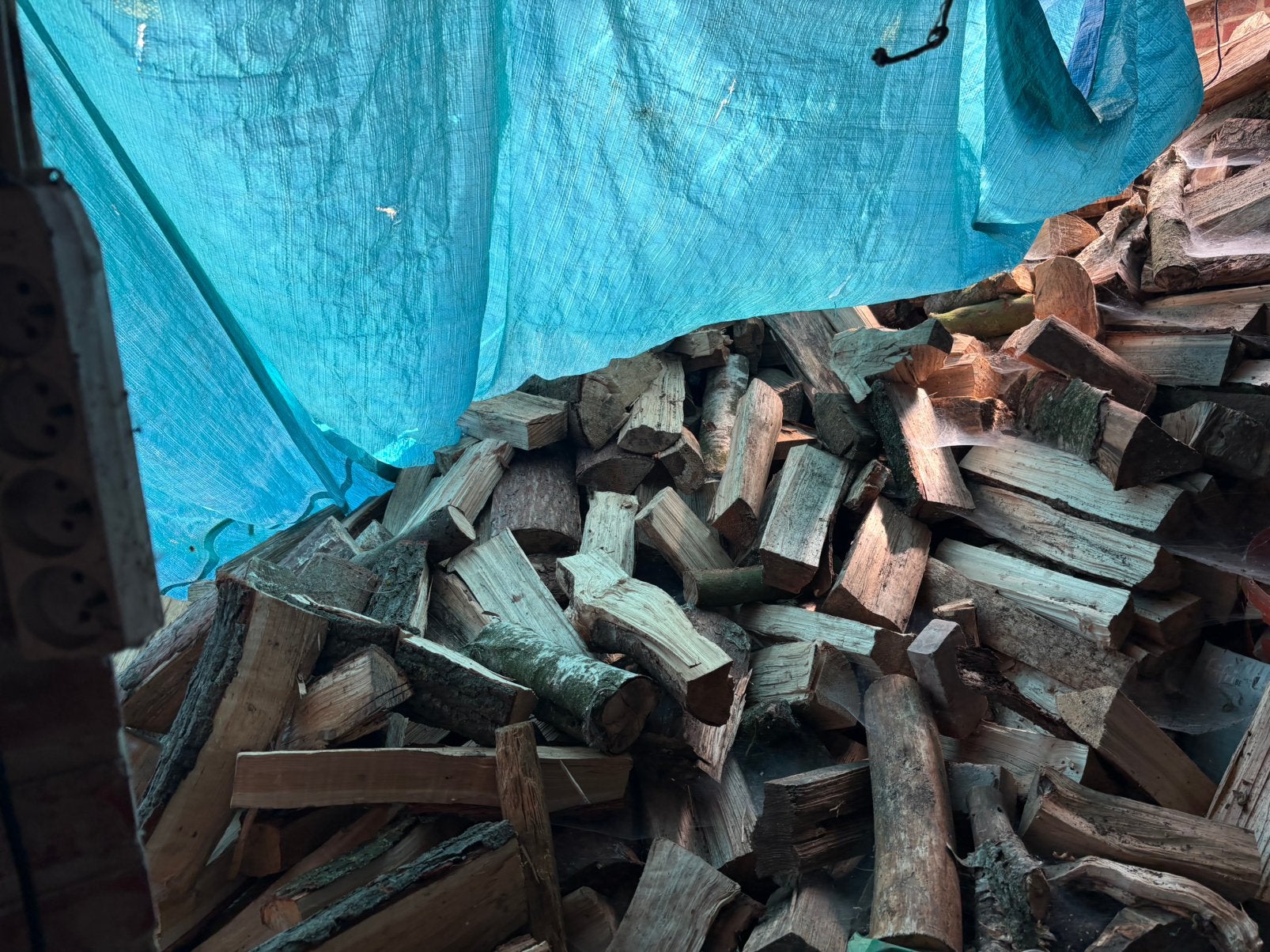 Droog hout TE KOOP, Tuin en Terras, Brandhout, 3 tot 6 m³, Ophalen, Overige houtsoorten, Blokken