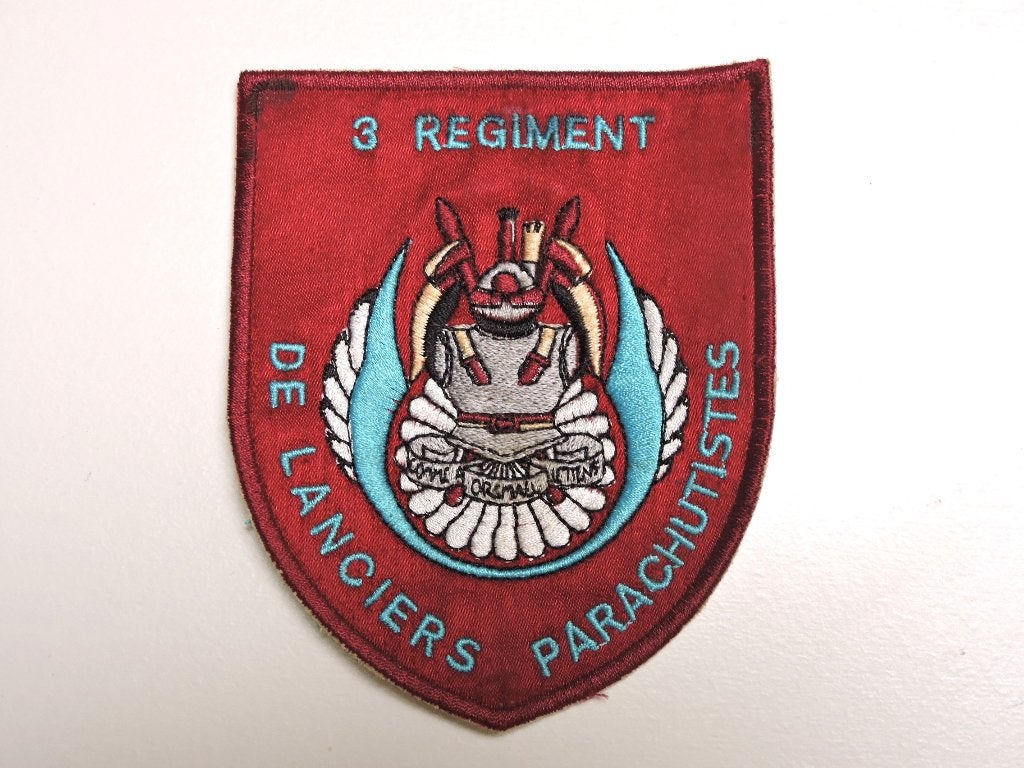 SKYDIVER LANCIERS stoffen badge, Ophalen of Verzenden, Overige soorten