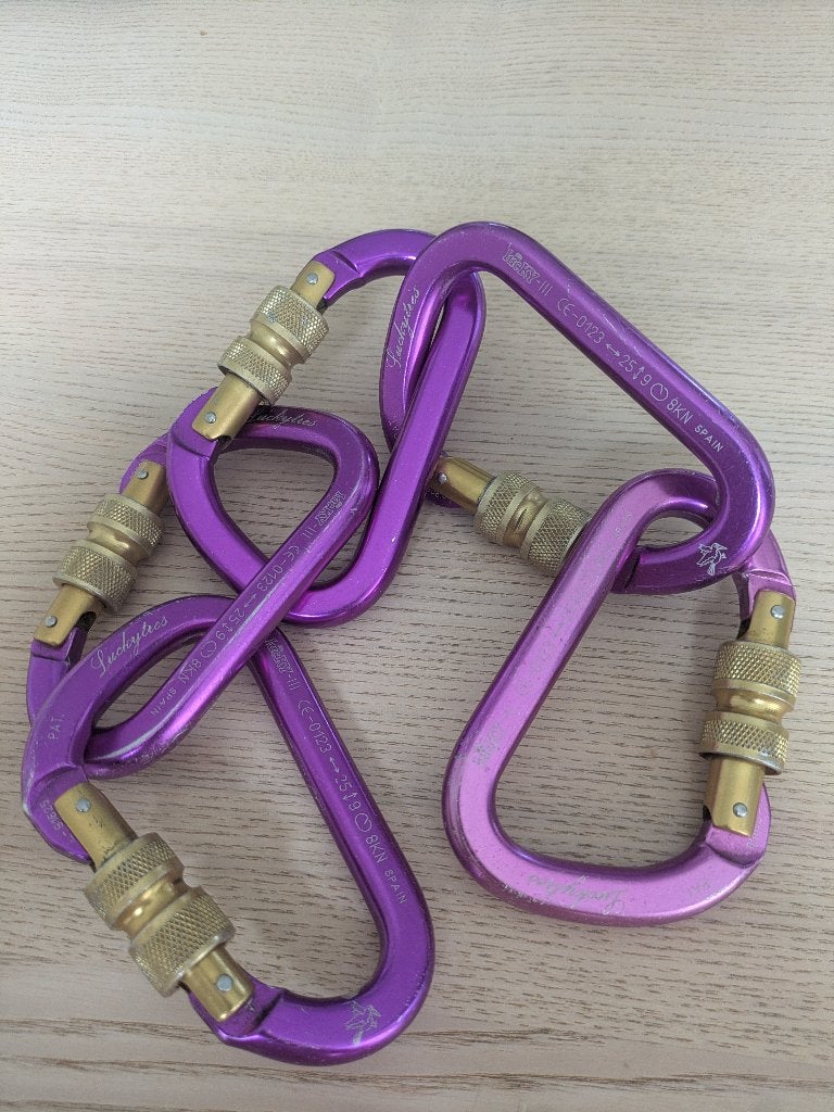 musketon schroef, Sport en Fitness, Ophalen of Verzenden, Zo goed als nieuw, Klimsport-accessoire