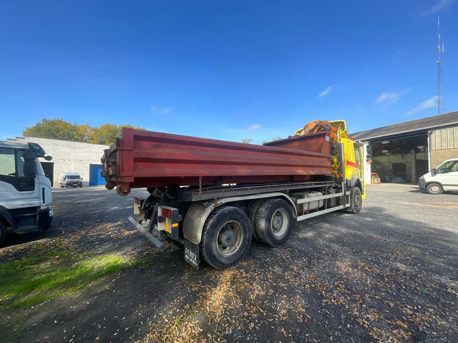 2003 DAF Cf85 DAF CF85 6x4 tipper + EFFER 145-11-4S kraan me, Auto's, Overige brandstoffen, Bedrijf, DAF, Te koop
