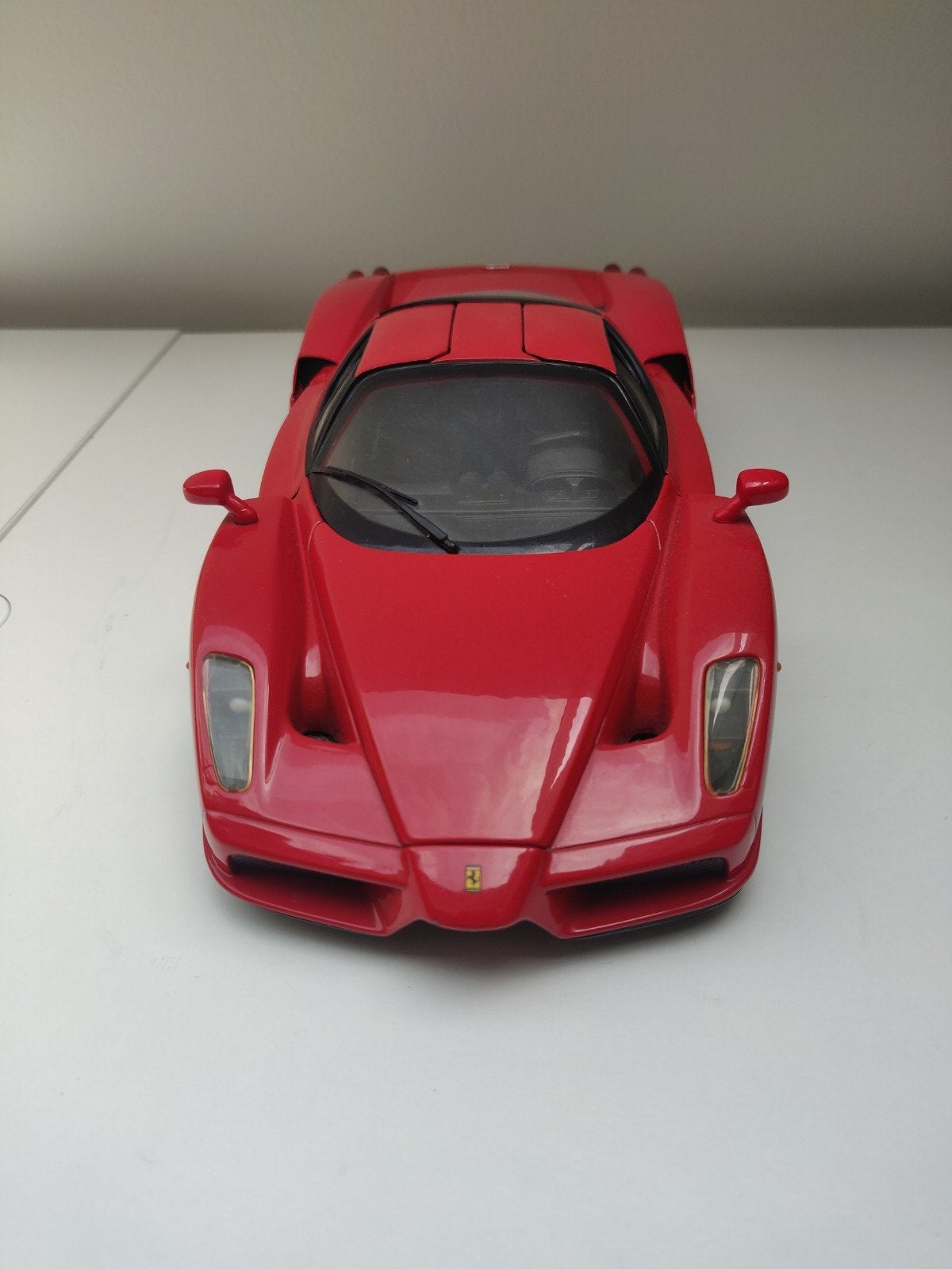 Hot Wheels 1/18 - Ferrari Enzo (2002), Ophalen of Verzenden, Zo goed als nieuw, Auto, Hot Wheels