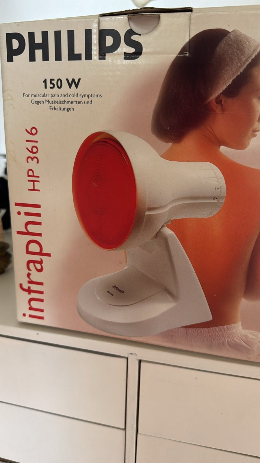 Infraroodlamp, Ophalen, Zo goed als nieuw
