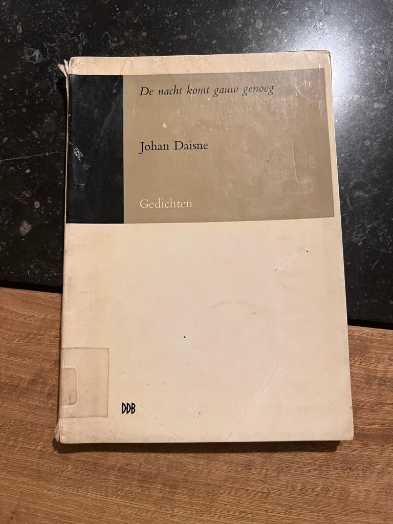 De nacht komt gauw genoeg, gedichten - Johan Daisne, Boeken, Gedichten en Poëzie, Ophalen of Verzenden, Gelezen, Johan Daisne